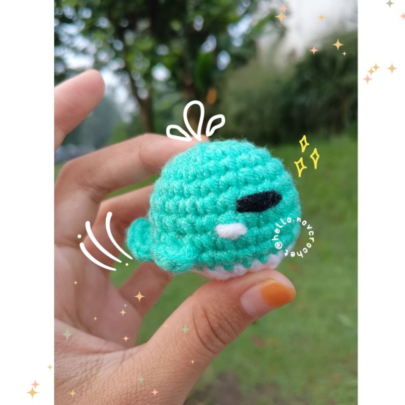 BABY PAUS AMIGURUMI| AMIGURUMI WHALE KEYCHAIN BUNNY WISUDA BEAR OWL GANTUNGAN KUNCI AESTHETIC| GANTU