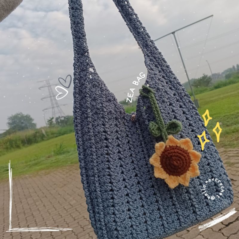 ZEA BAG TAS RAJUT WANITA KOREAN BAG| TAS BAHU| TAS SELEMPANG WANITA| TAS WANITA| TAS BRANDED| TAS WA