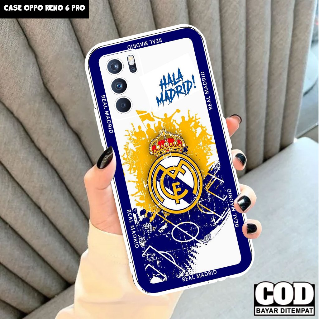 Case OPPO RENO 6 PRO - Casing OPPO RENO 6 PRO Motif ( BOLA ) - Softcase Premium Fourside - Bening Tr
