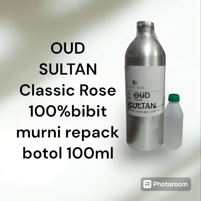 OUD SULTAN classic Rose 100%bibit murni repack botol 100ml