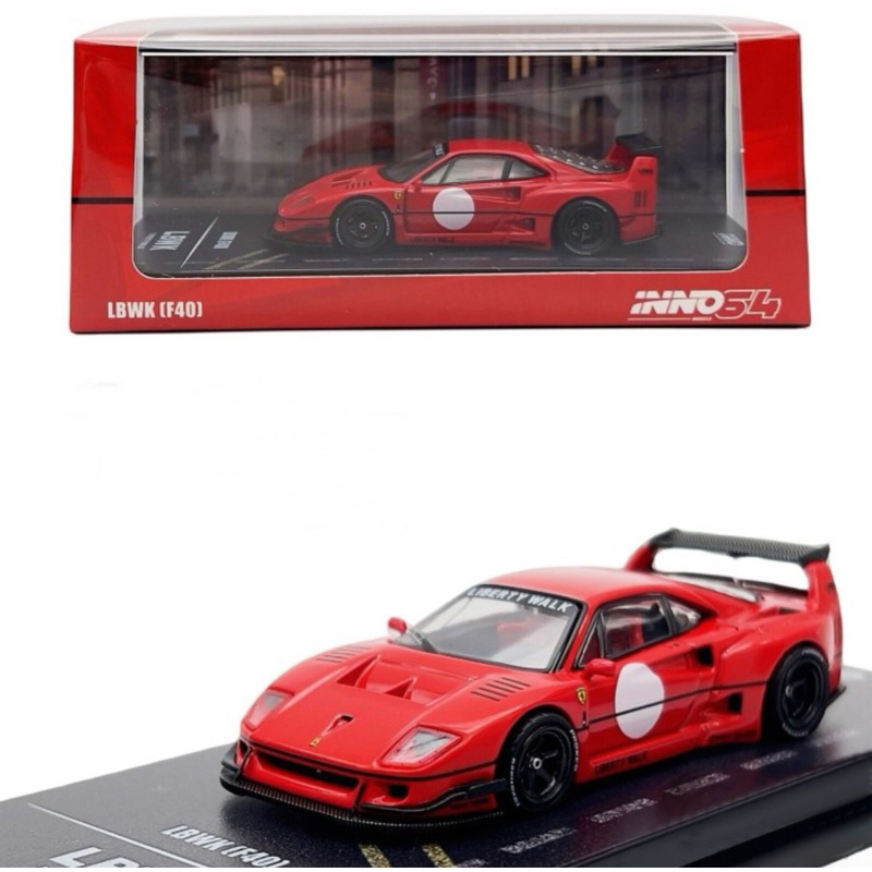 INNO64 Ferrari F40 LBWK red