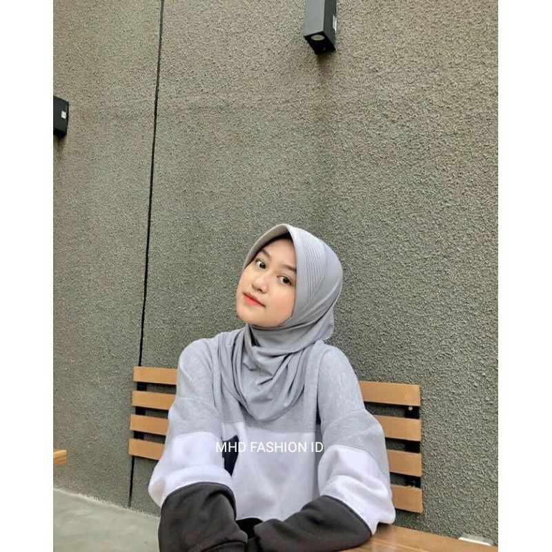Hijab Sport Kerudung Bergo pet tebal