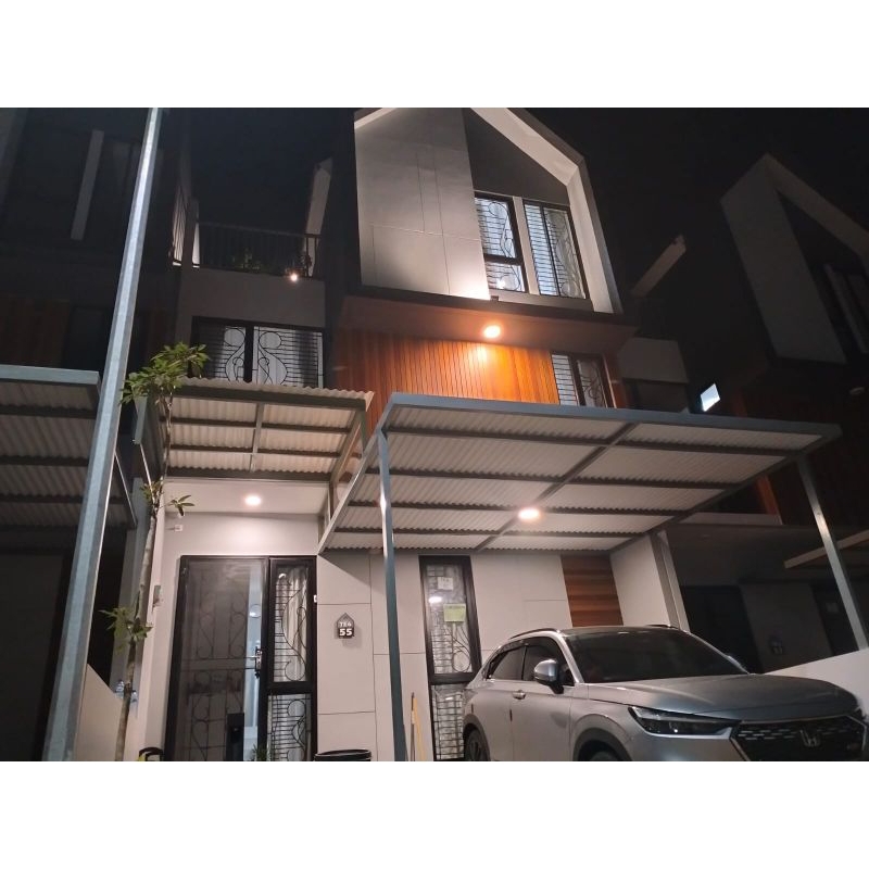 Kanopi Alderon RS Rangka Hollow Galvanis