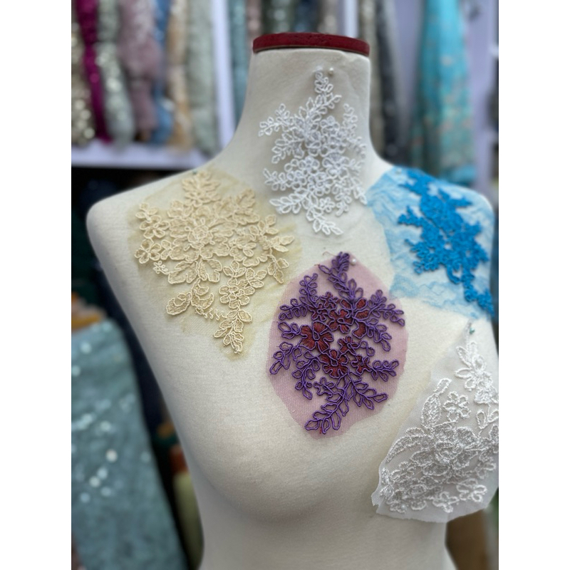 renda bordir / renda Malaysia / renda kain / bordir bunga