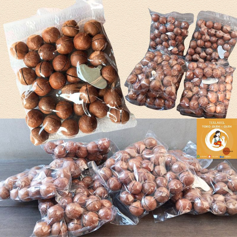 

RB Kacang Macadamia 250 gram Roasted Panggang Nut Premium Cemilan Makanan Sehat