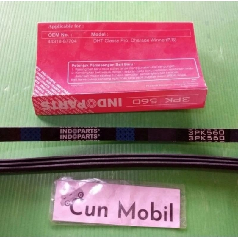 Ribt belt van belt Indoparts 3PK 560 Classy ProCHarade Winner P/S