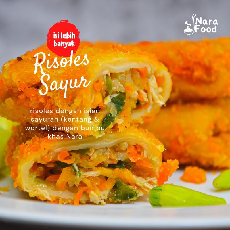 

Risoles Sayur (kentang & wortel)