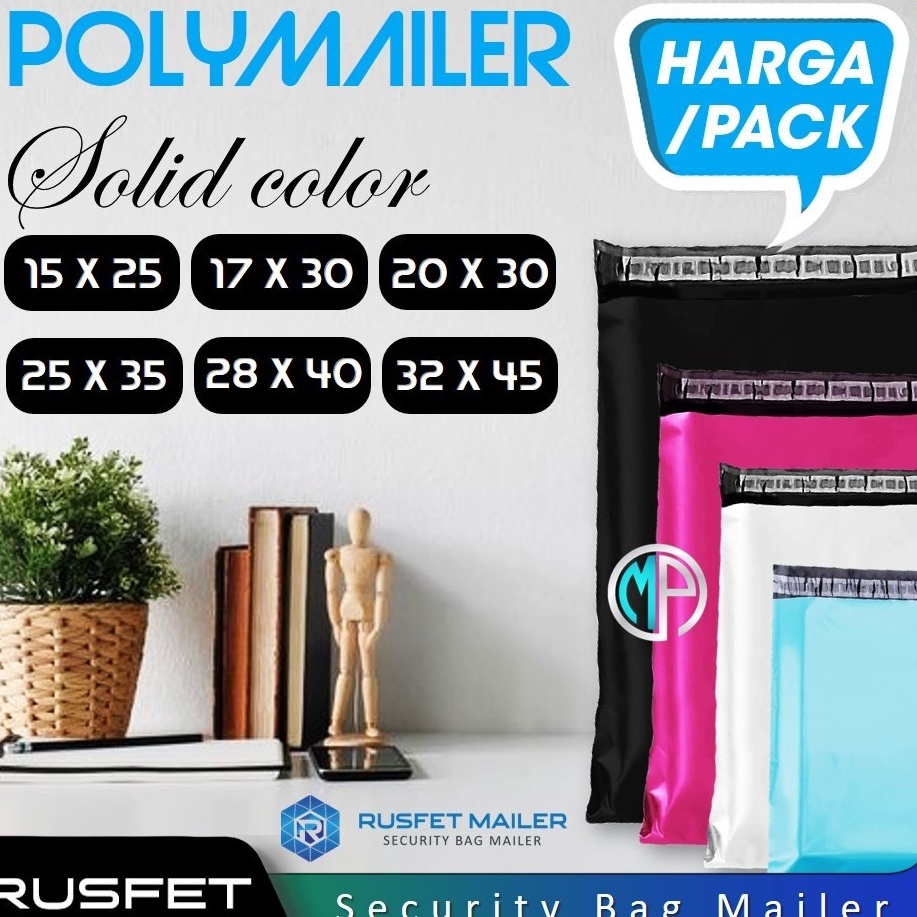 

Paling Keren Amplop Plastik Polymailer Polos Solid Color Plastik Packing Polimailer Polos Online shop Harga PerPack Termurah