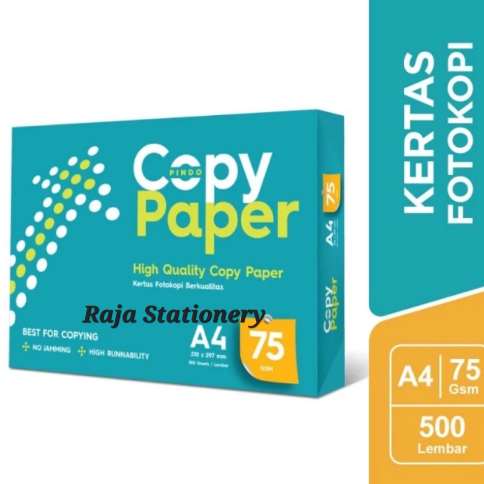 

Super Potongan COPY PAPER A4 F4 75GR KERTAS HVS A4 F4 75GR ANTI MACET GROSIR MURAH BERKUALITAS