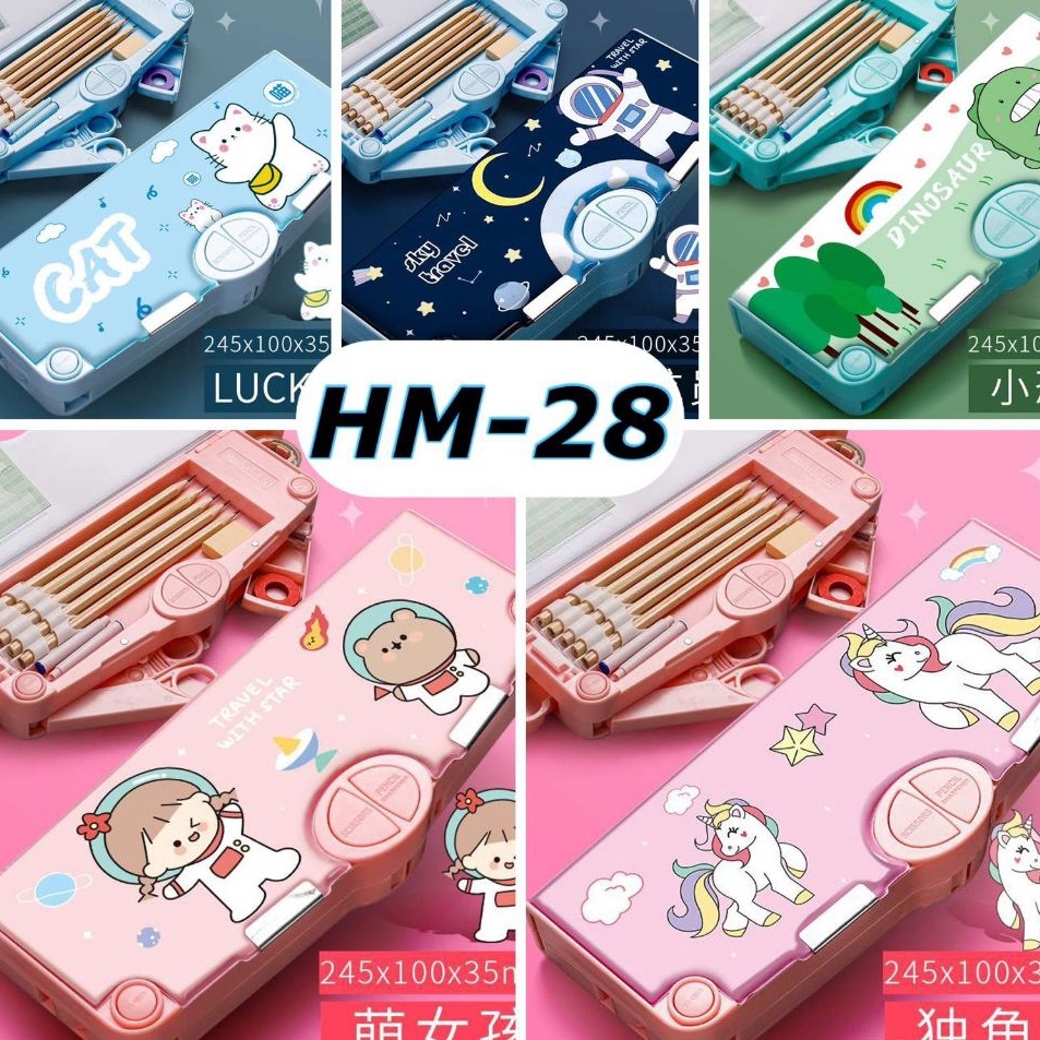 

Produk Favorit HM28 Kotak Pensil Serbaguna Tempat Pensil Mekanik Multifungsi