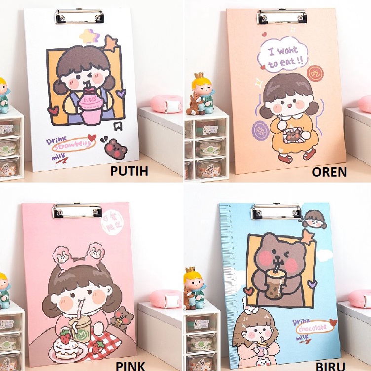 

Harga Spesial Gannise Clipboard A4 Papan Jalan Papan Ujian GNST12