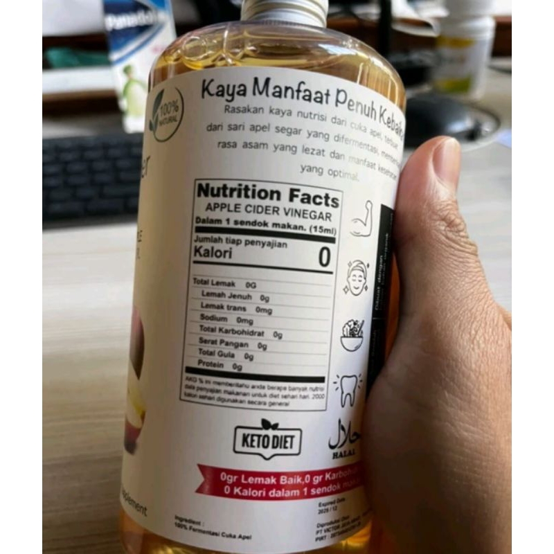 

Apple cider venegar/ cuka apel organik