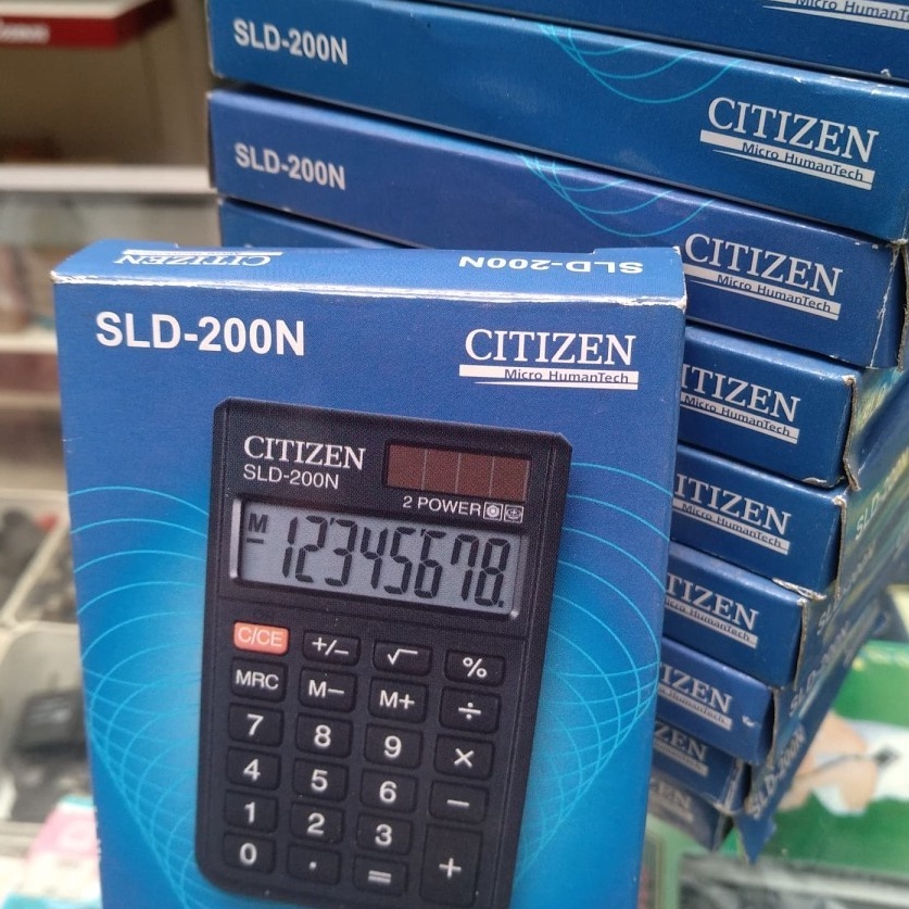 

Model Terlaris Kalkulator CITIZEN SLD 2N Kecil Minimalis 8 Digit