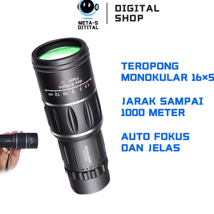 Terbaik Teleskop Lensa Zoom HP Monokular Teropong Jarak Jauh Peralatan Focus