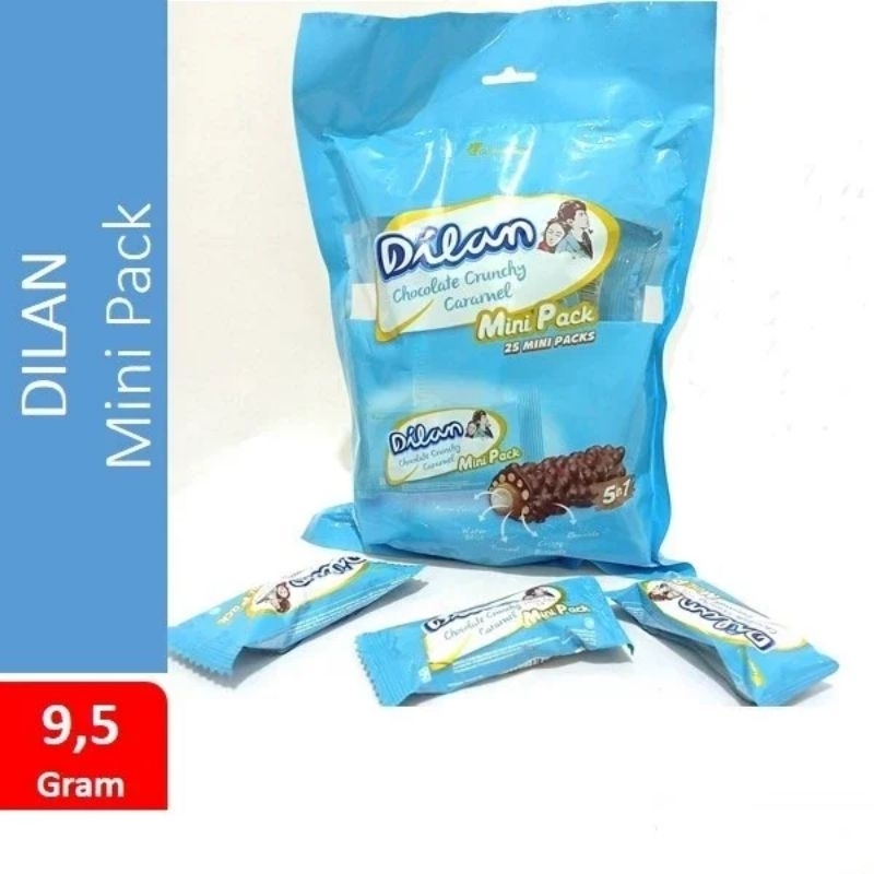 

Dilan Mini Pack Chocolate Crunchy Caramel Isi 25 Pcs