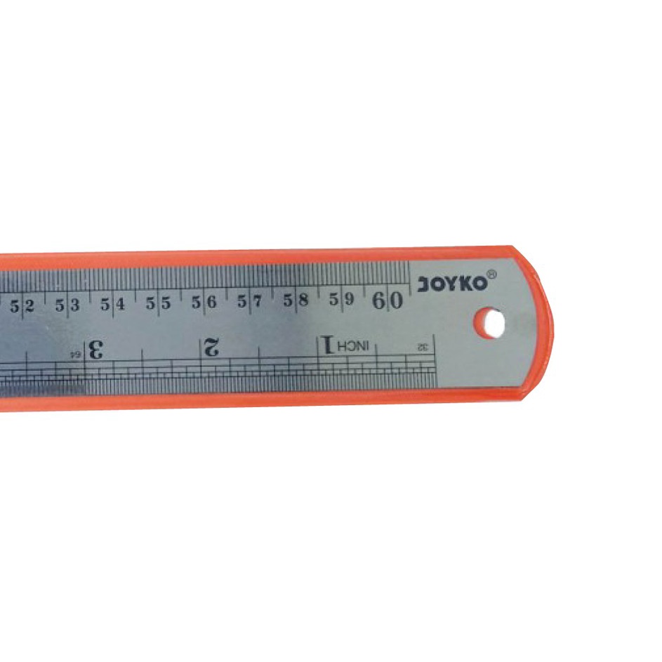 

KODE PRODUK R7ZPW7252 365 Stainless Steel Ruler Penggaris Besi Joyko RLST6 6 cm
