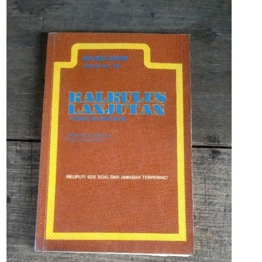 Original Seri buku Schaum Kalkulus Lanjutan Murray Spiegel