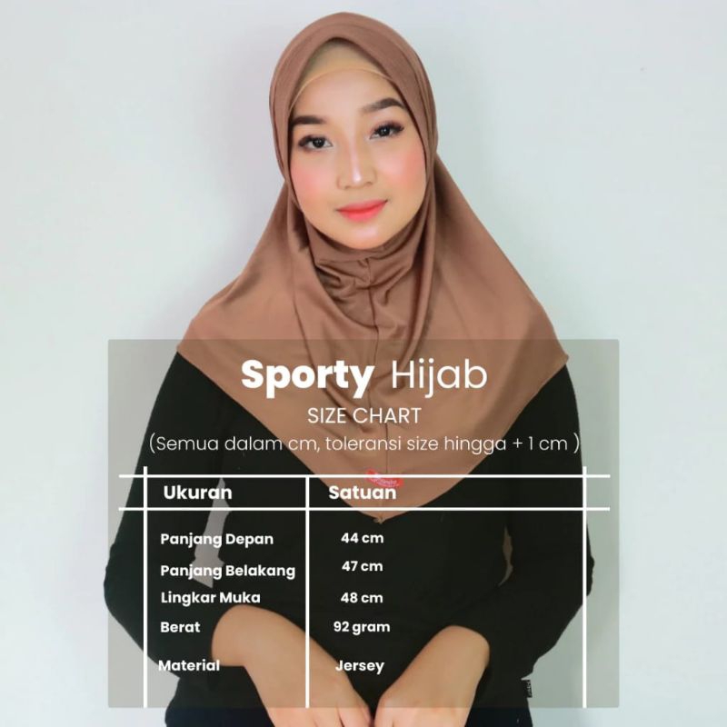 Hijab Sport Hijab Jersey Shamira