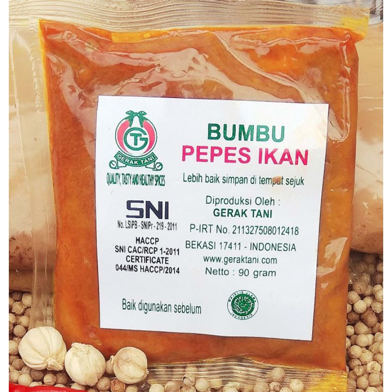 

Bumbu Pepes Ikan Gerak Tani 90 Gr