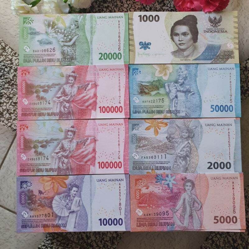 10 LEMBAR MAINAN UANG / UANG MAINAN MAHAR / UANG MAHAR / MAHAR BUKET