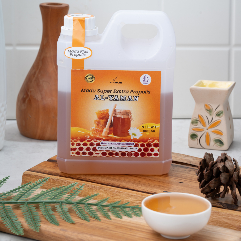 

Ay00! Al-Yaman - Madu Super Exstra Propolis 1Kg Untuk Daya Tahan Tubuh dan Mengatasi infeksi Saluran