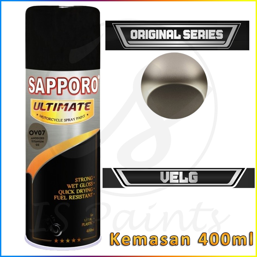 Wii Cat Aerosol Sapporo Ultimate OV07 Anodized Titanium Oz Cat Spray