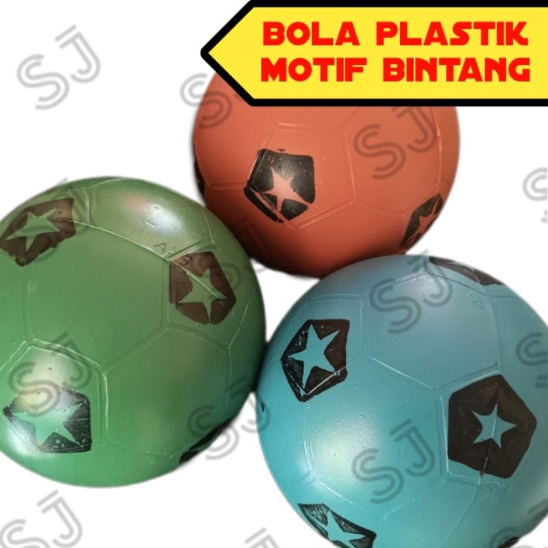 bola plastik bintang / bola bintang 1pcs