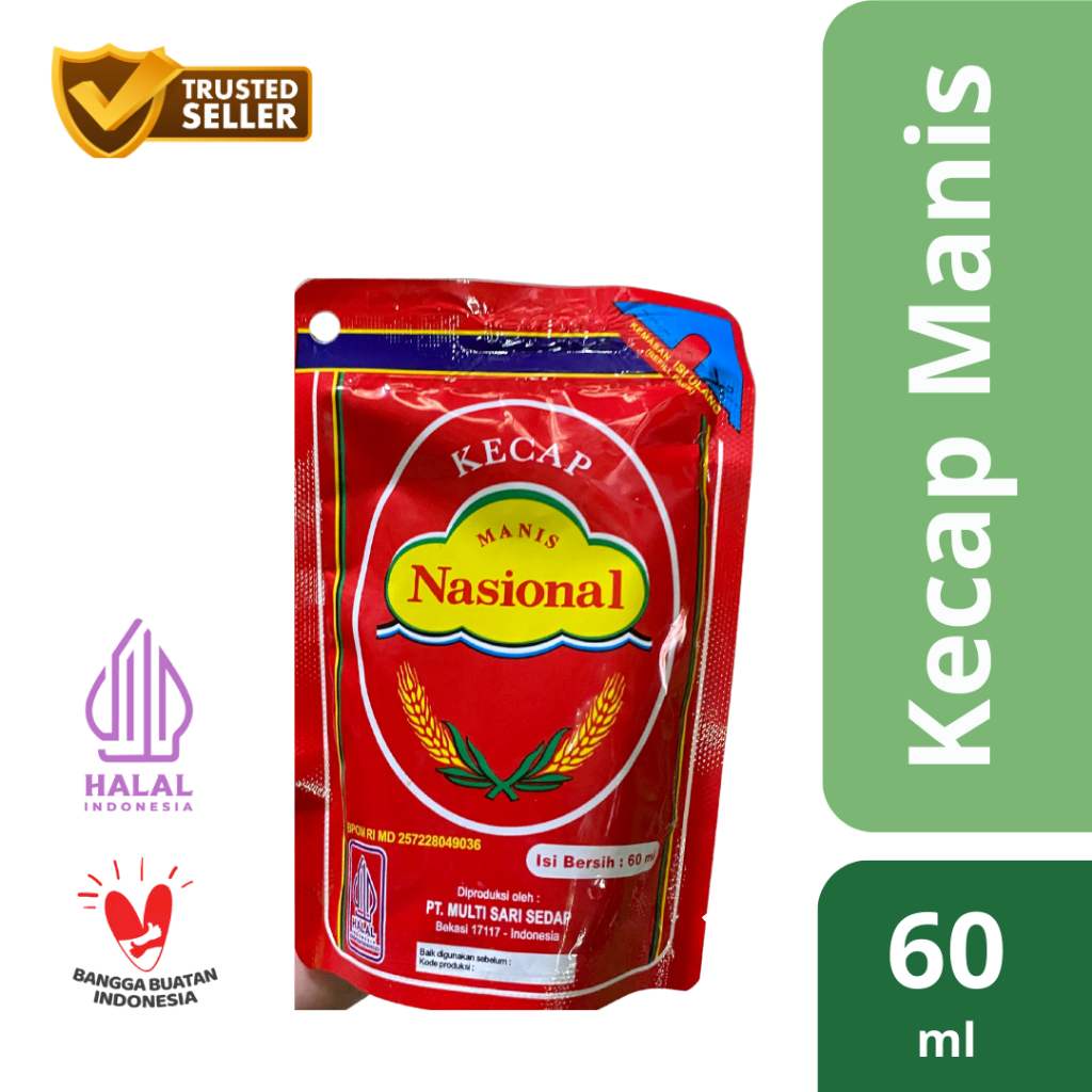 

Rasa - Kecap Manis Nasional Refill 60ml 1 Karton Isi 48pcs