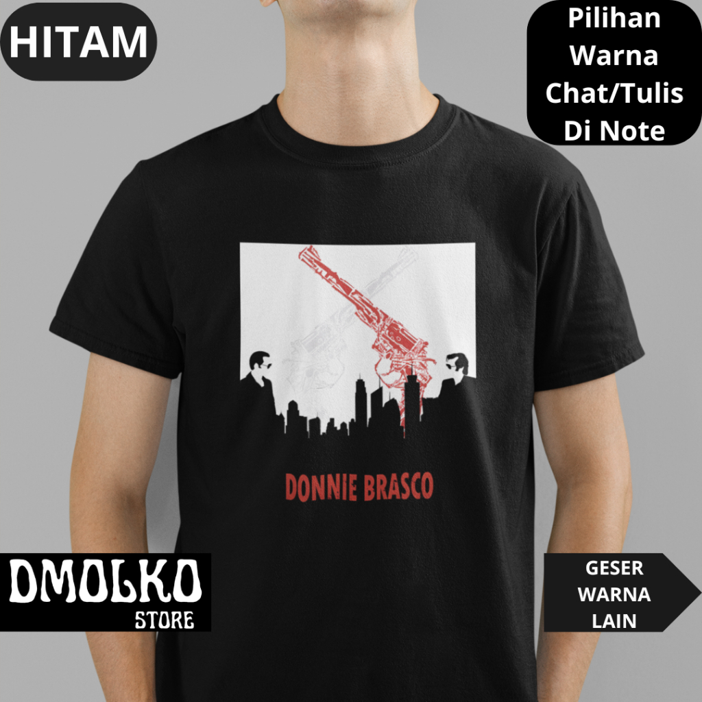 Kaos Movie Film Donnie Brasco 1 | Uk S - 7XL | Kaos Dewasa Dan Kaos Anak | Kaos Bigsize | Kaos Jumbo