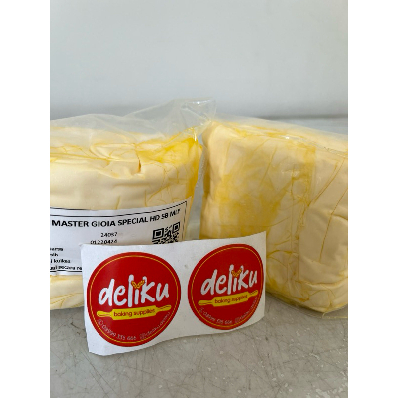 

Master gioia butter flavored margarine unsalted 500gr wangi lho