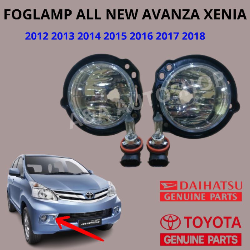 FOGLAMP LAMPU KABUT AVANZA XENIA VELOZ 2012 2013 2014 2015 2016 2017 2018 VALEO