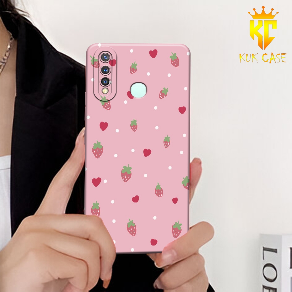 Case VIVO V19 Motif Aesthetic Bahan Softcase silicon Lentur - Skin /  Casing Handpone