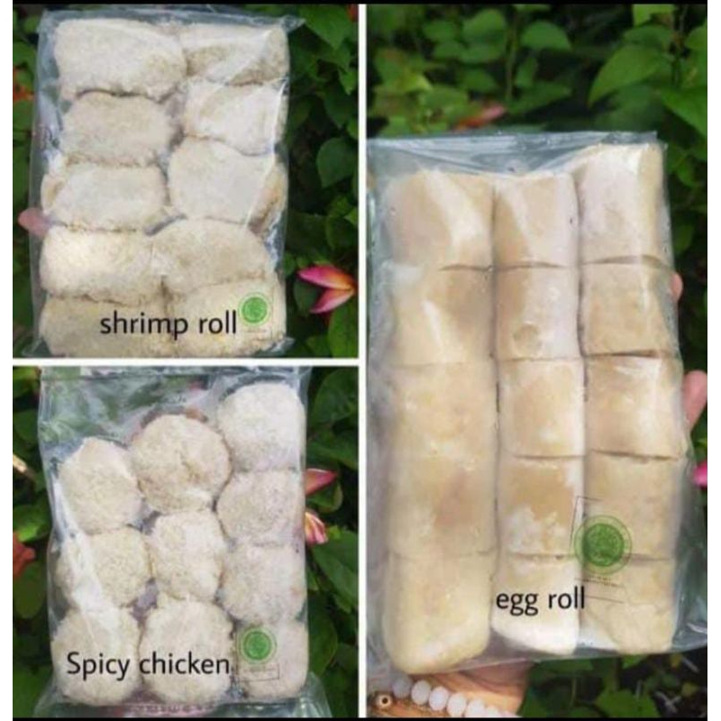 

Eggrol/Shrim roll/ spacy chicken ala Bento Hokben