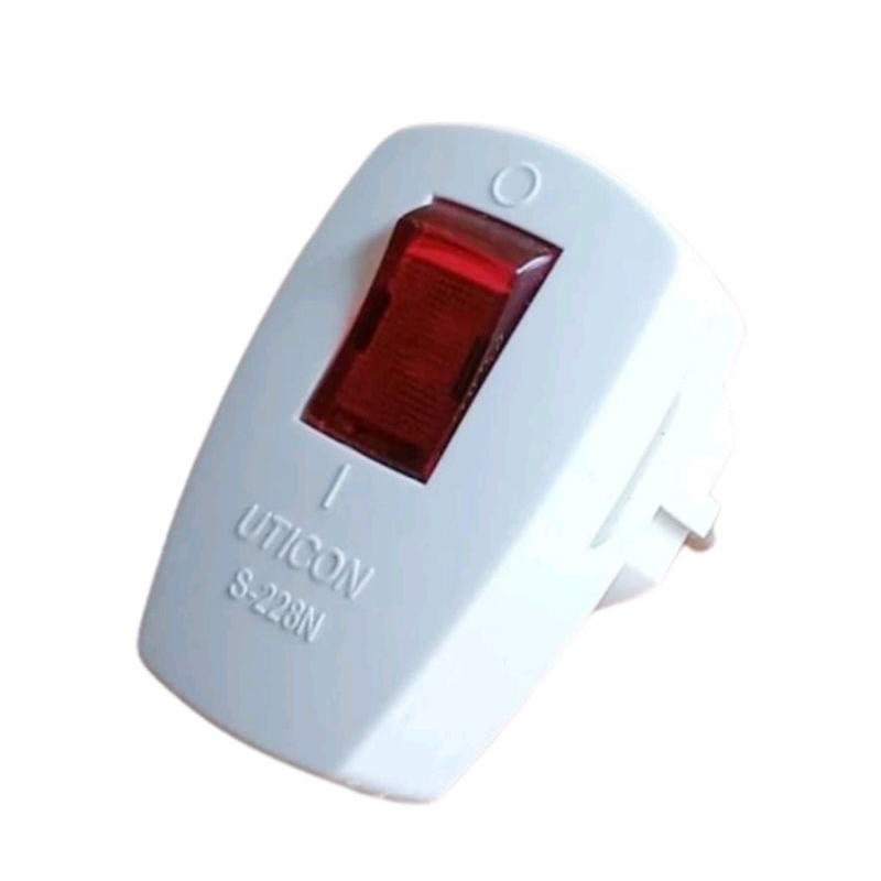 Uticon Steker Saklar Lampu ON OFF Uticon S228