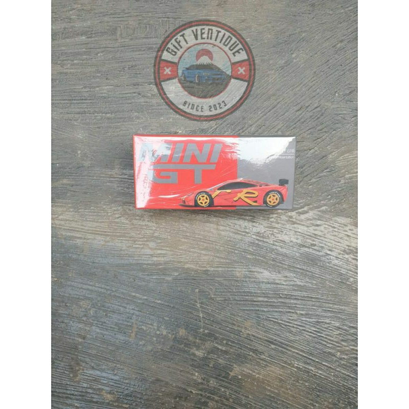 Mini GT Minigt MGT 684 Mclaren F1 GTR 1996 Presentation Red Merah