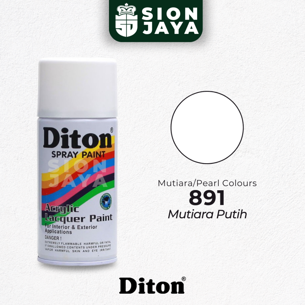 Pilox / Pylox / Cat Semprot Diton 300ml 891 Mutiara Putih