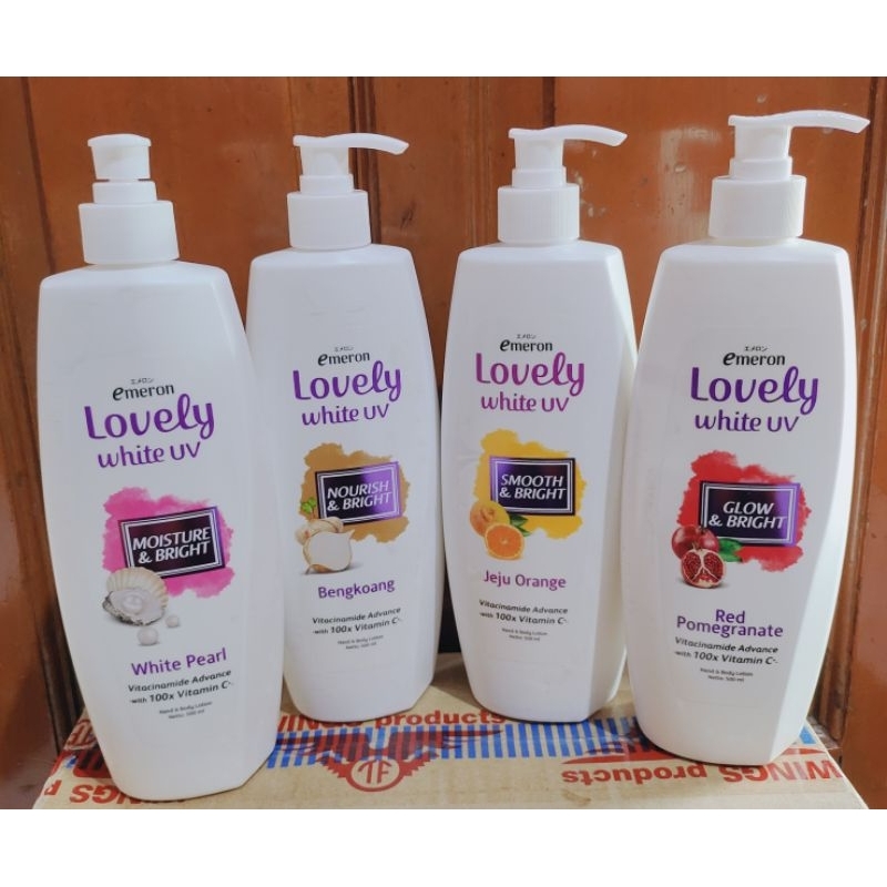 Handbody Lovely 500ml emeron white UV