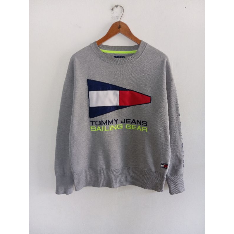 crewneck sweater vintage Tommy Jeans sailing gear