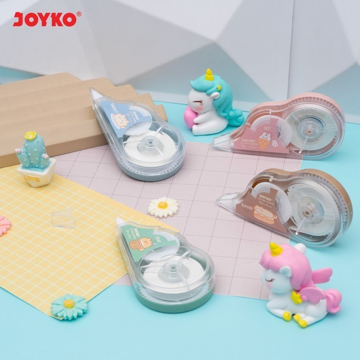 

Pita Koreksi Correction Tape Joyko CT-522 Sweet Dessert