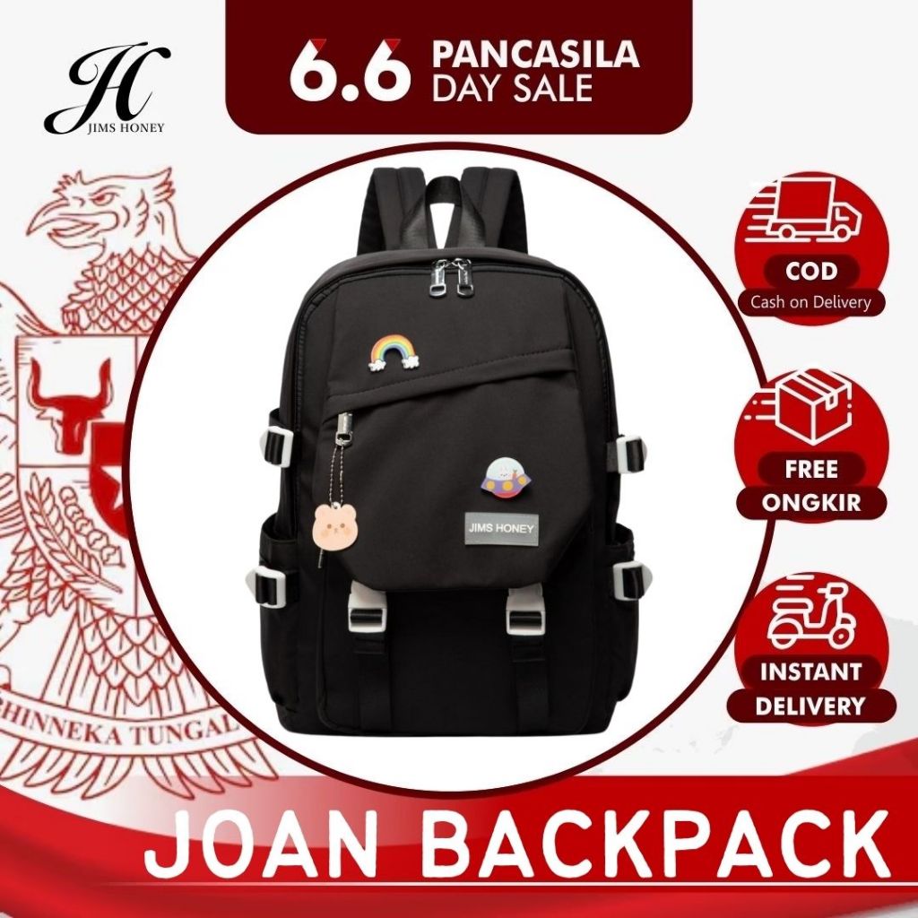 JIMS HONEY JOAN BAG Tas Ransel Wanita Cewek Jimshoney Trendy Elegan