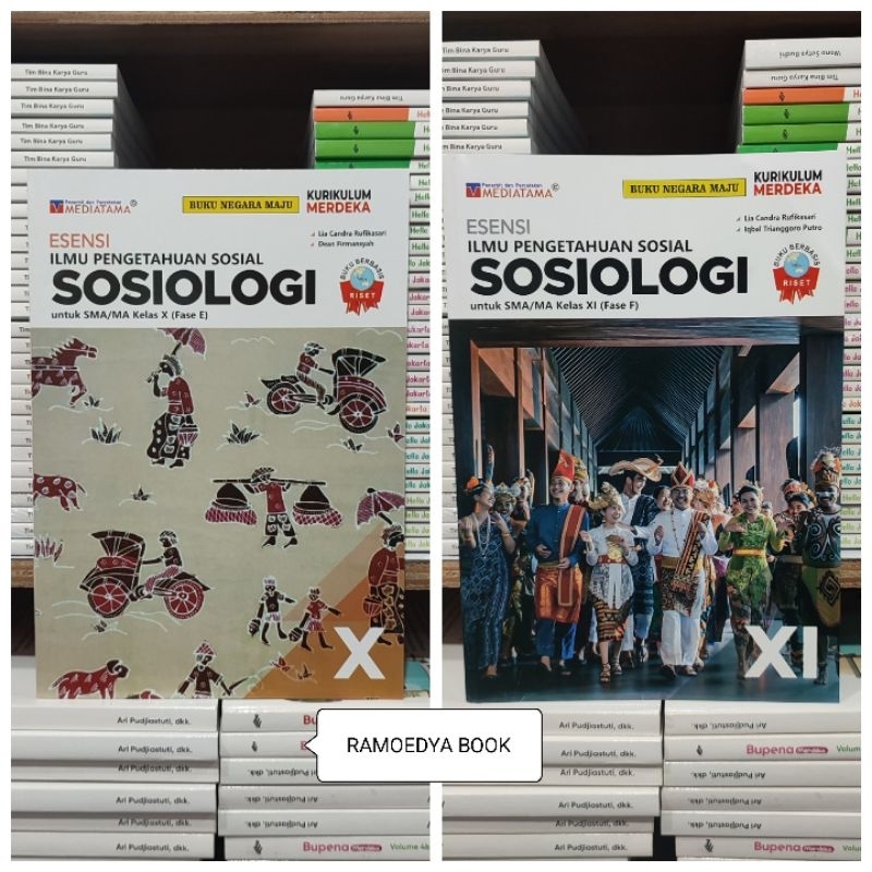 Buku Original Sosiologi SMA/MA kelas 10,11,12 Kurikulum Merdeka MEDIATAMA