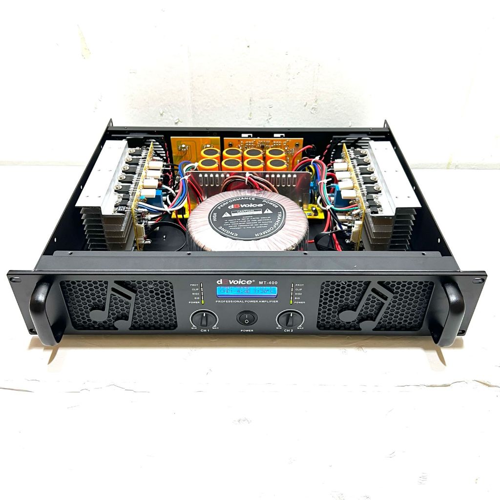 Power Amplifier DB VOICE MT400 / MT 400 DB VOICE MT-400 Class H 2 x 400 Watt Original