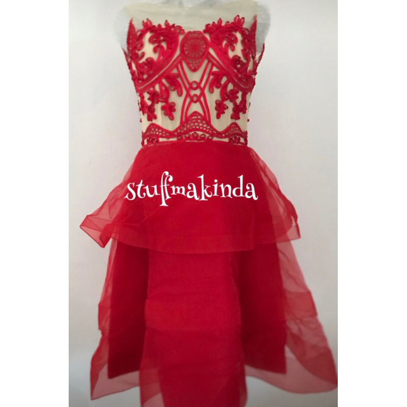 Cheap Albert Yanuar party dress used once only kept in storage box. Bought Rp. 3.7jt at Plaza Senaya