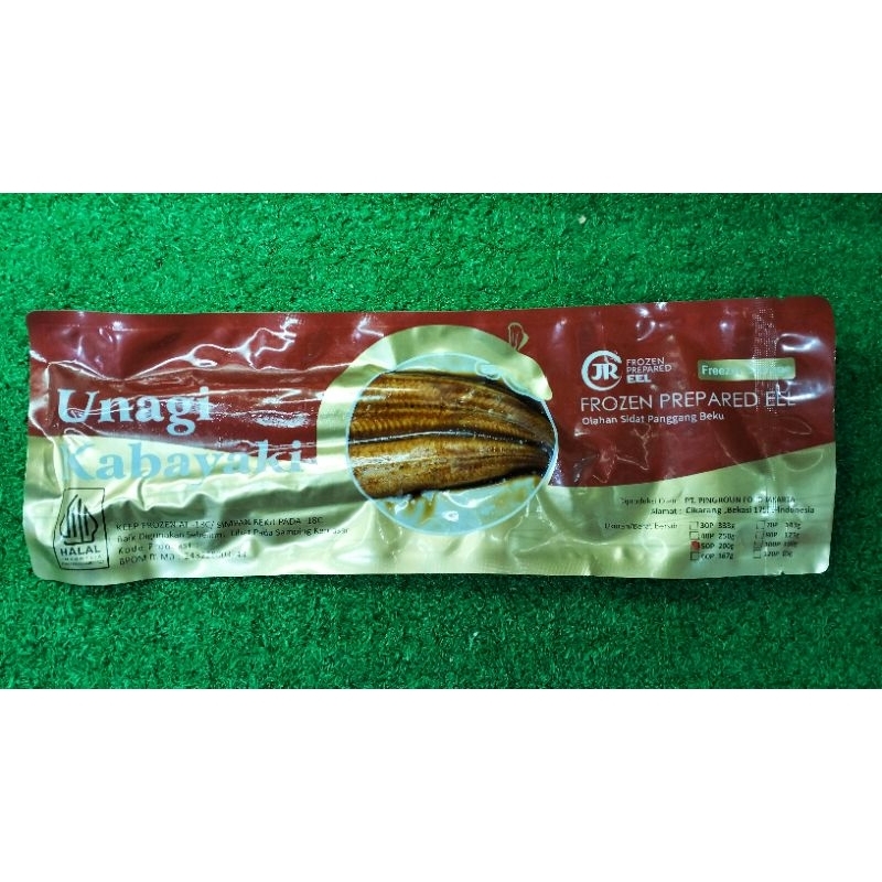 

[INSTANT & SAMEDAY ONLY] Unagi Kabayaki Frozen Prepared Eel HALAL Olahan Belut Panggang Beku 200gr Lokal