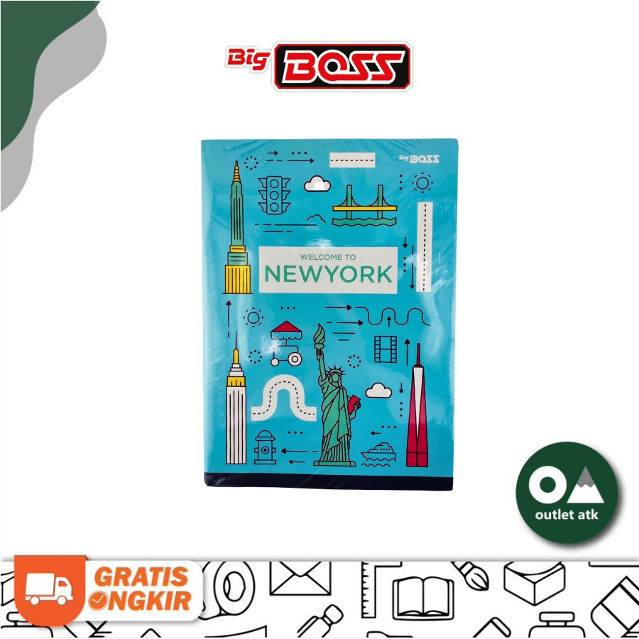 

Buku Tulis Campus Boxy SIDU Big Boss 42 Lembar Isi 6 per pack