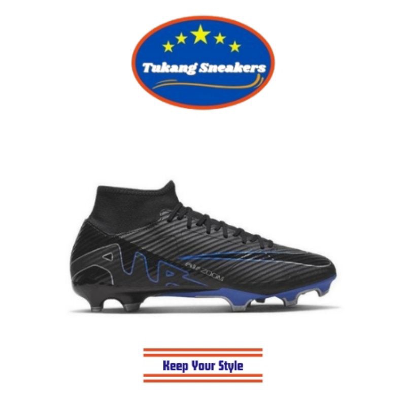 Sepatu Sepak Bola MG Pria Nike Mercurial Superfly 9 Academy - Hitam NIKDJ56250400