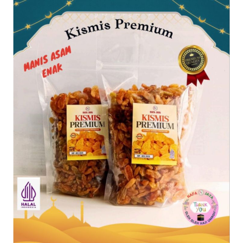 

Kismis Golden Raisins Premium 500gram Khas Arab Oleh Oleh Haji Umrah