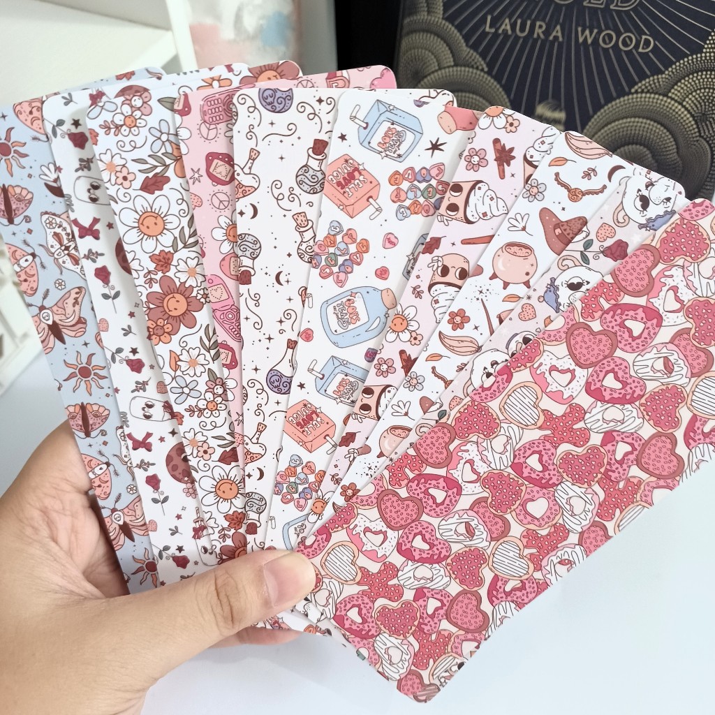 

Groovy Patterns Style Bookmark Collection | Pembatas Buku / Penanda Buku Seri Desain Lucu Handmade Bookish Gifts for Reader