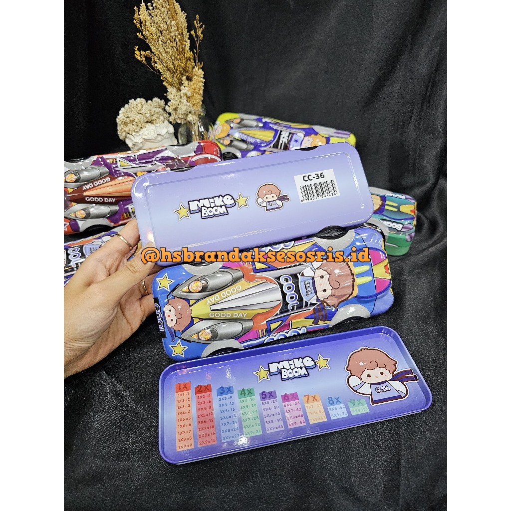 

KOTAK PENSIL KALENG MOBIL 2 TINGKAT / TEMPAT PENSIL ANAK SEKOLAH / PENCIL CASE CAR / CCK3800