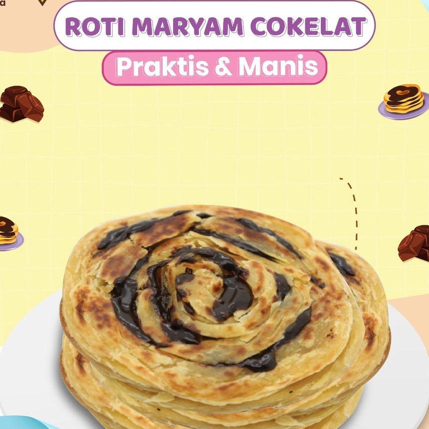 

Piscoklegit_ Roti Maryam / Roti Cane / Roti Canai Frozen Original Jaminan Rasanya Beda Dengan Yang